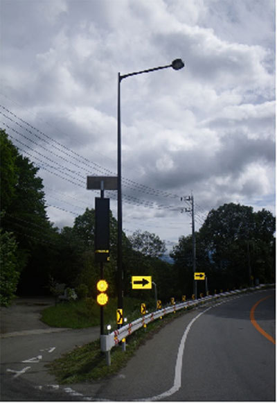 国道141号道路照明設置 
